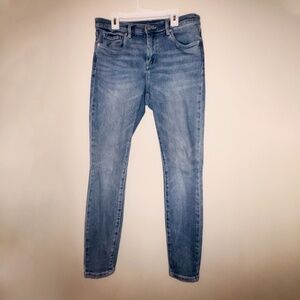 Blank NYC The Bond Mid Rise Skinny Light Wash Denim Jeans